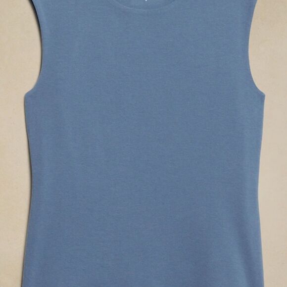 NWT Banana Republic White Sleeveless Blouse - Picture 4 of 6